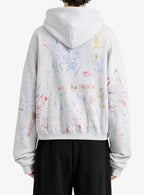 Paly Hollywood All-Over Doodle Graphic Zip-Up Hoodie