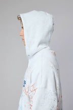 Paly Hollywood All-Over Doodle Graphic Zip-Up Hoodie