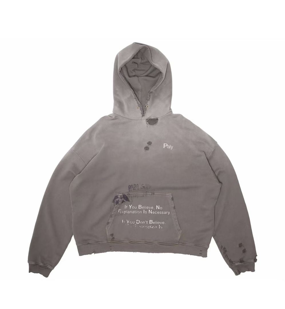 Paly Hollywood No Explanation Graphic Hoodie