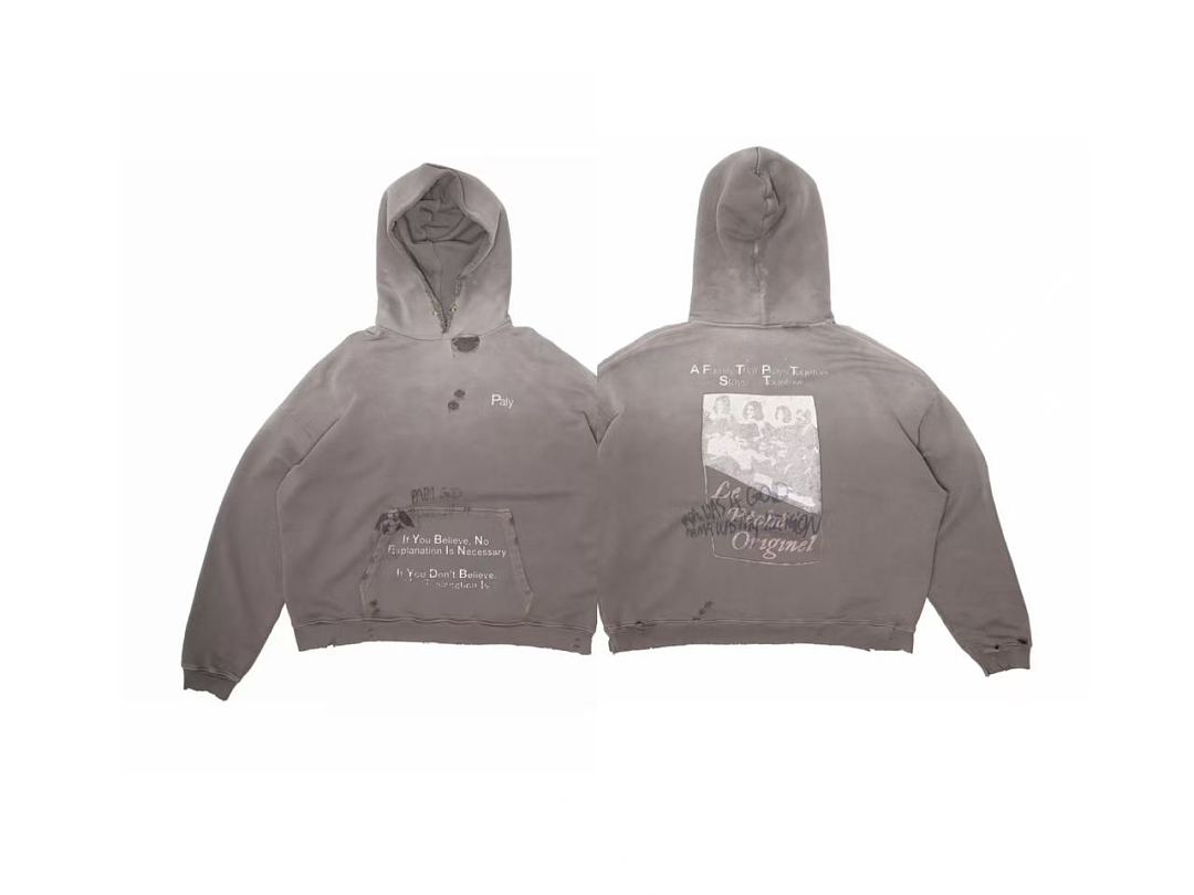 Paly Hollywood No Explanation Graphic Hoodie