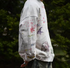 Paly Hollywood A Child of God All-Over Graphic Cropped Sweatshirt