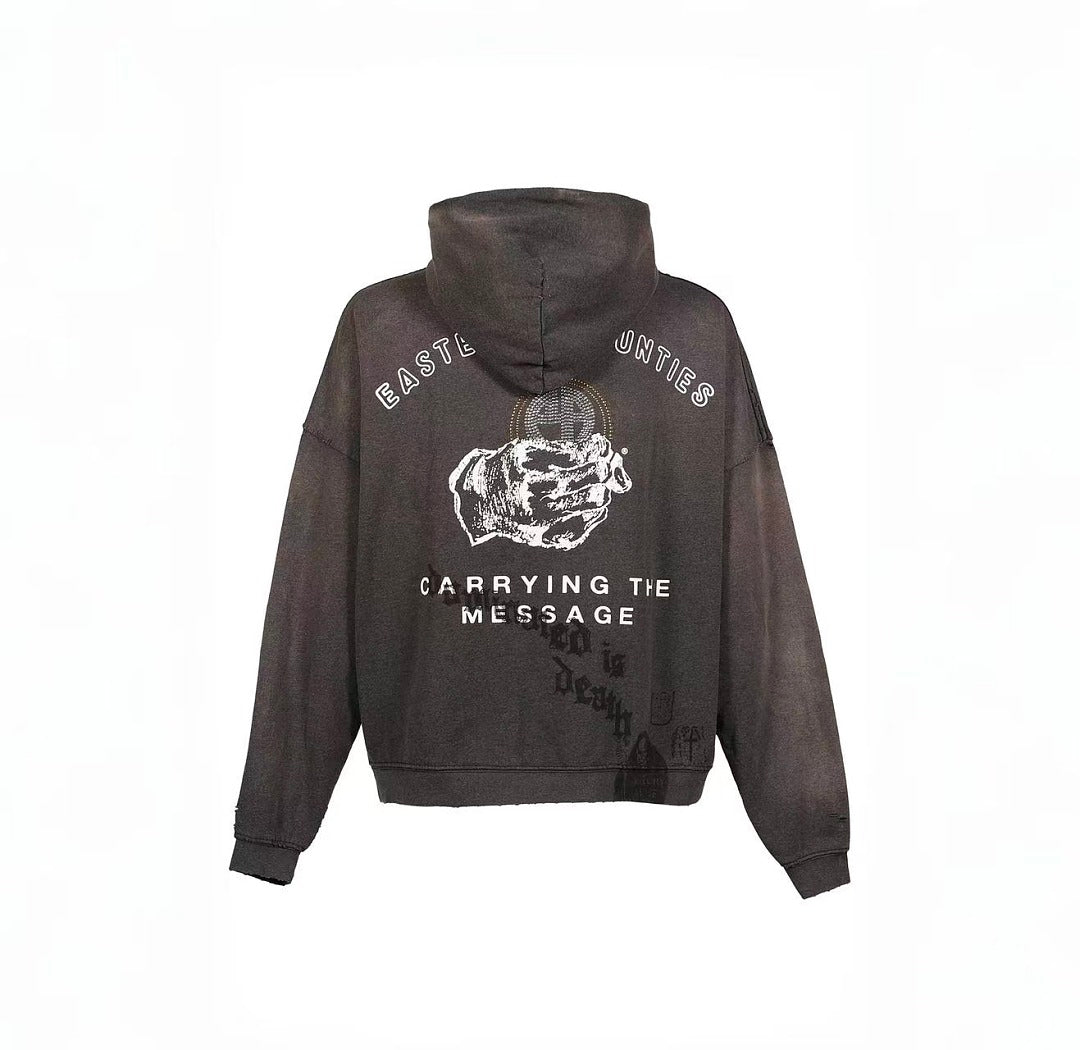 Paly Hollywood Carrying the Message Graphic Zip-Up Hoodie