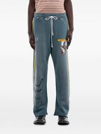 Paly Hollywood Blue Gray Graphic Sweatpants