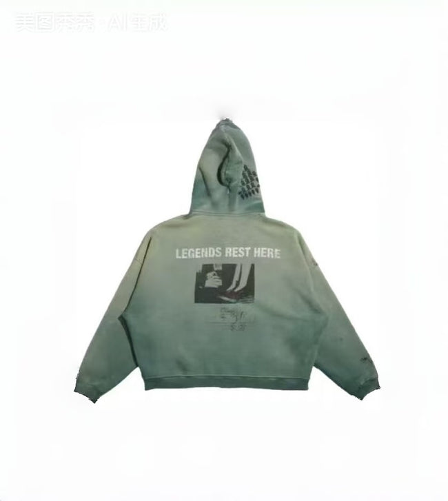 Paly Hollywood Legends Rest Here Sage Hooded Jacket Main Image