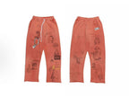 Paly Hollywood Coral All-Over Graphic Sweatpants
