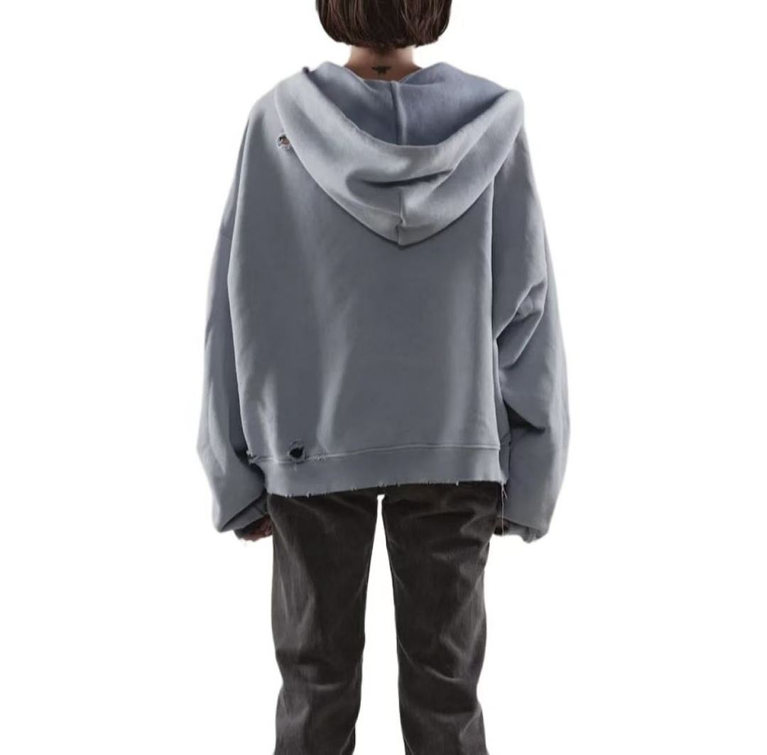 Paly Hollywood Patchwork Graphic Zip-Up Hoodie