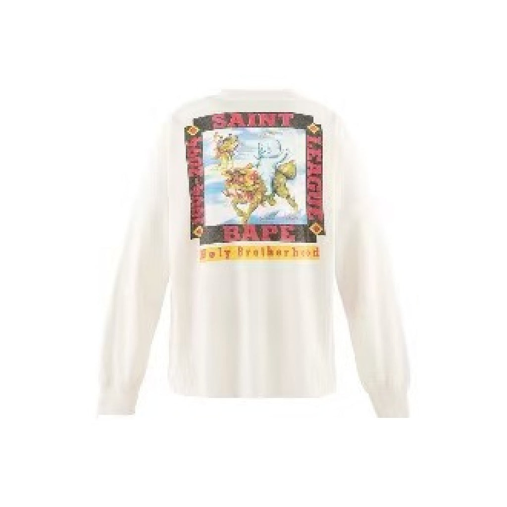 Saint Michael Poolside Brotherhood Graphic Long-Sleeve Shirt