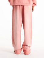 Paly Hollywood Pink Distressed Graphic Sweatpants
