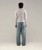 Paly Hollywood Sage Green Distressed Graphic Sweatpants