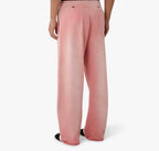 Paly Hollywood Pink Distressed Graphic Sweatpants