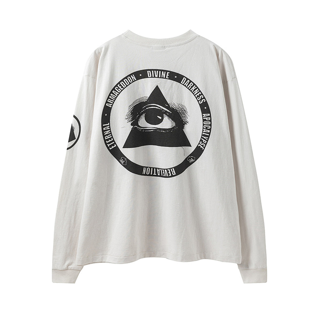 Saint Michael Complicated Speaker Cross Long Sleeve Tee