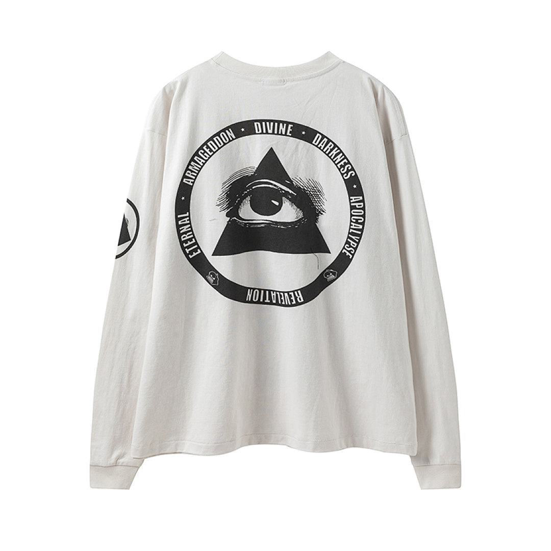 Saint Michael Complicated Speaker Cross Long Sleeve Tee