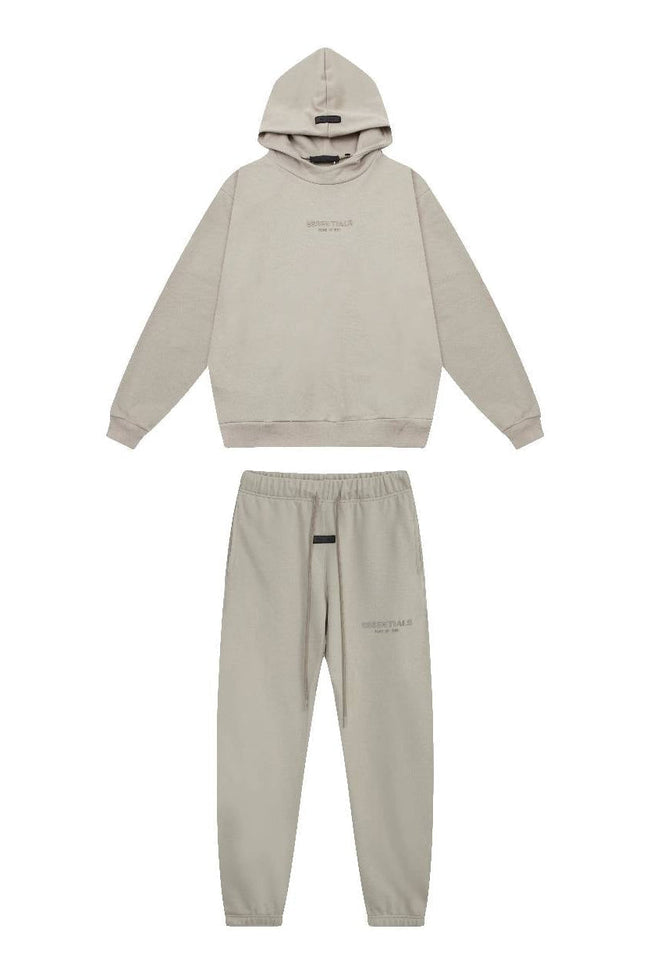 FOG Essentials Silicone Logo Hoodie & Sweatpants, Stone Hover Image