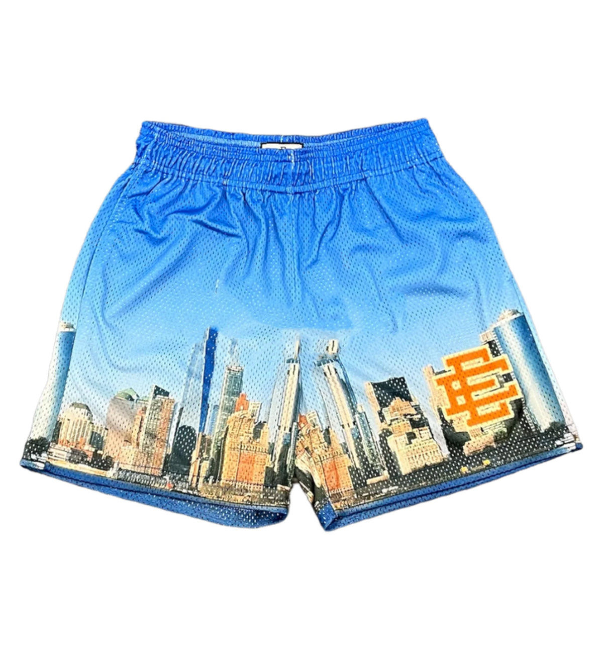 Eric Emanuel NYC Skyline Shorts Blue