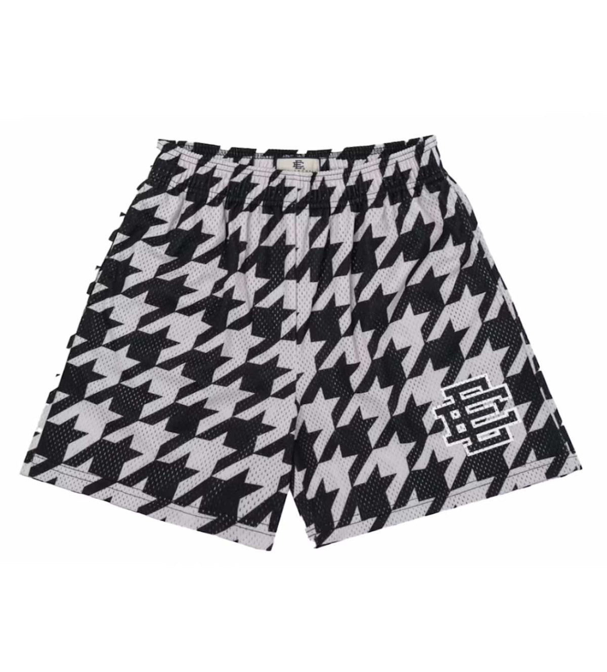 Eric Emanuel Short Black/Bone Houndstooth