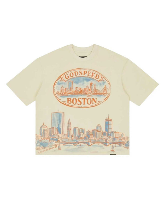 Godspeed Boston Skyline Tee Bone Hover Image
