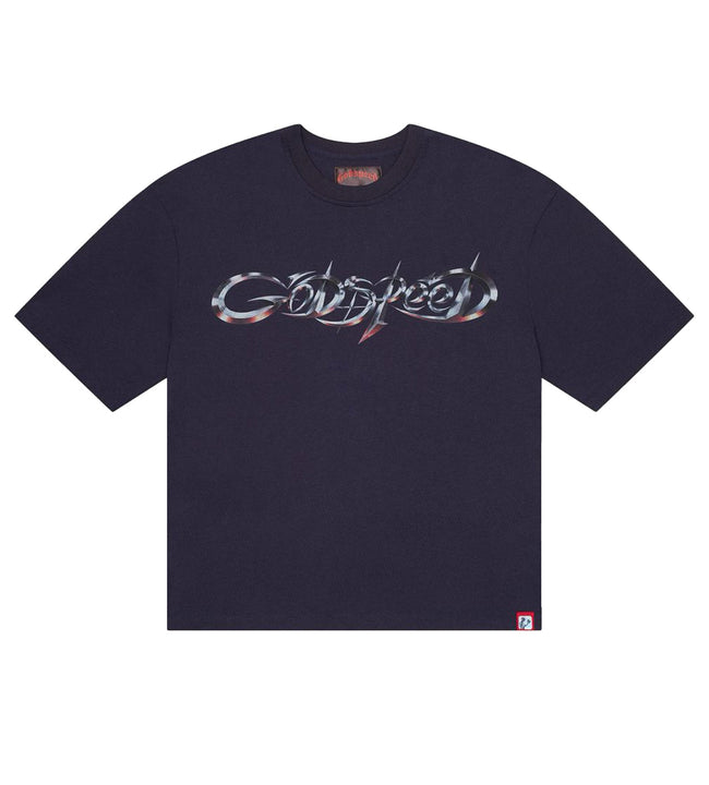 Godspeed New Age Logo Tee Navy Hover Image