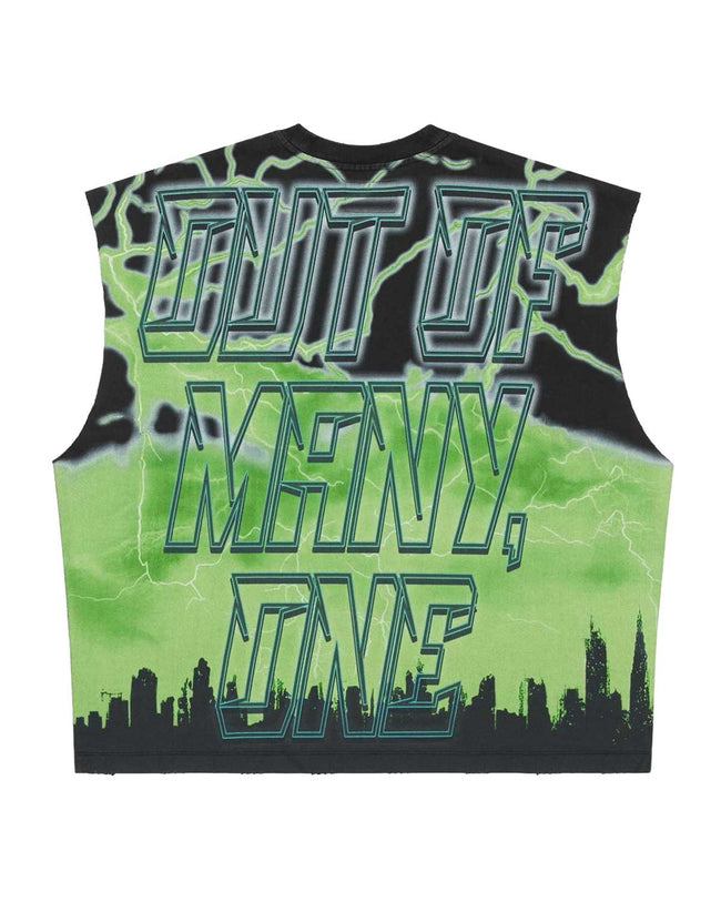 Godspeed Voltage Sleeveless Tee Black/Green Main Image