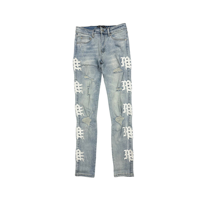 ‘Sea’ Monogram Denim Hover Image