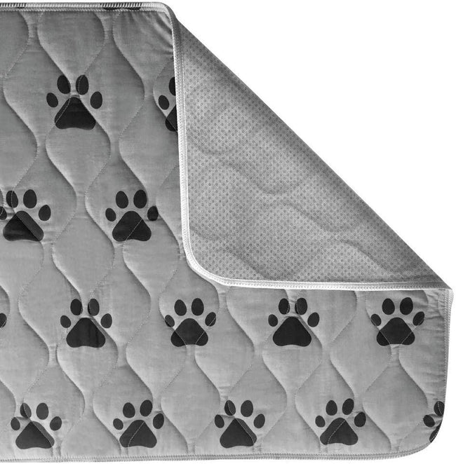 Mr. Peanut's Washable Reusable Pee Pads - Set of 3 - Thermal Waterproof and Leakproof Pet Carrier Comfort Mat - Available in 2 Sizes Hover Image