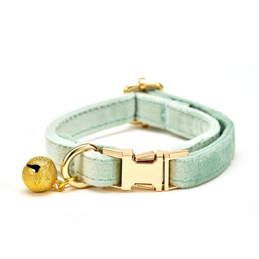 Plush Pet Cat Bell Collar