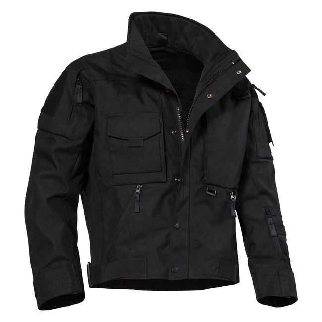 Tactical Multi-Pocket Utility Jacket - Black Hover Image