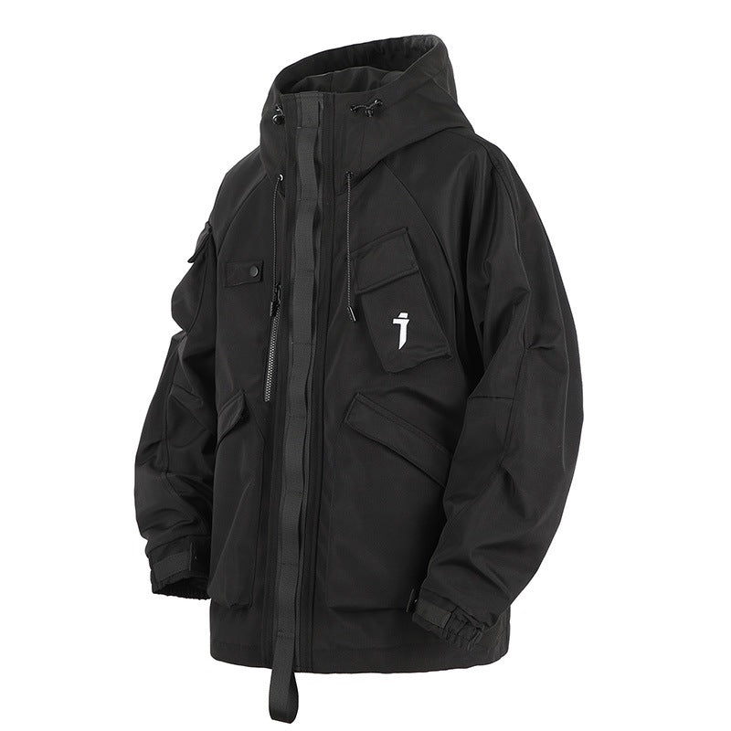 Streetwear Cargo Bomber Jacket
