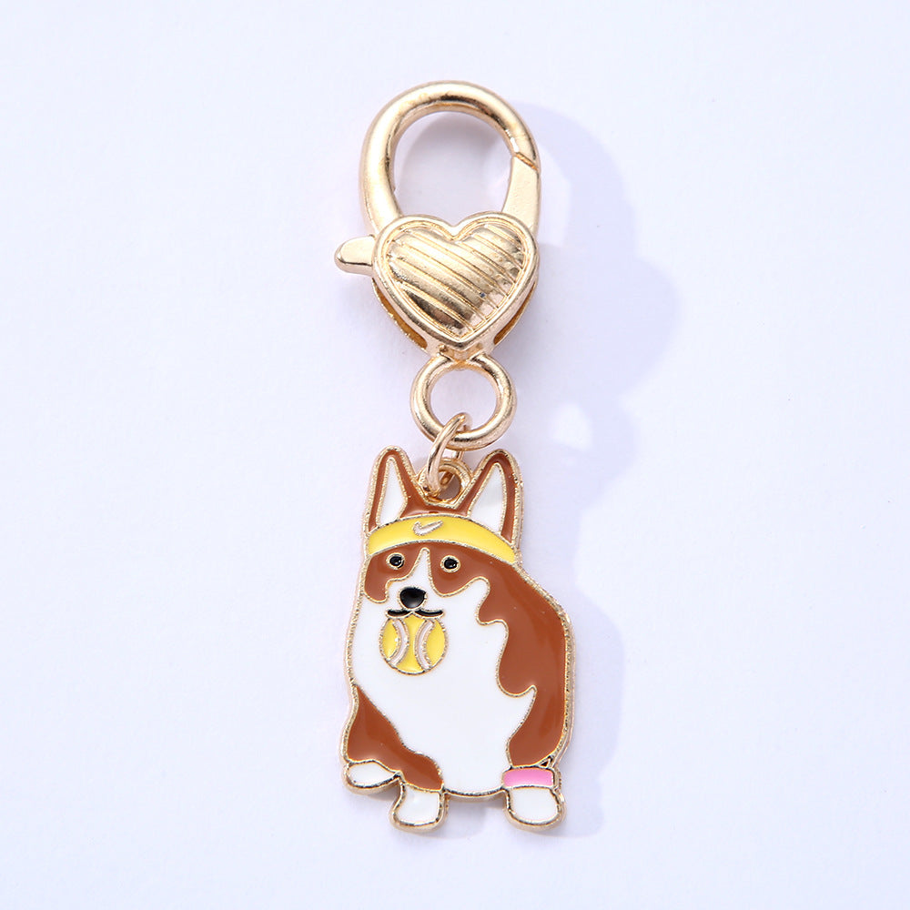 New Pet Dog Alloy Drip Pendant