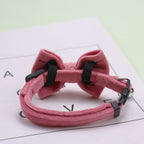 New Pet Bow Collar Velvet