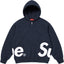 Supreme Big Logo Zip-Up Hoodie – Navy