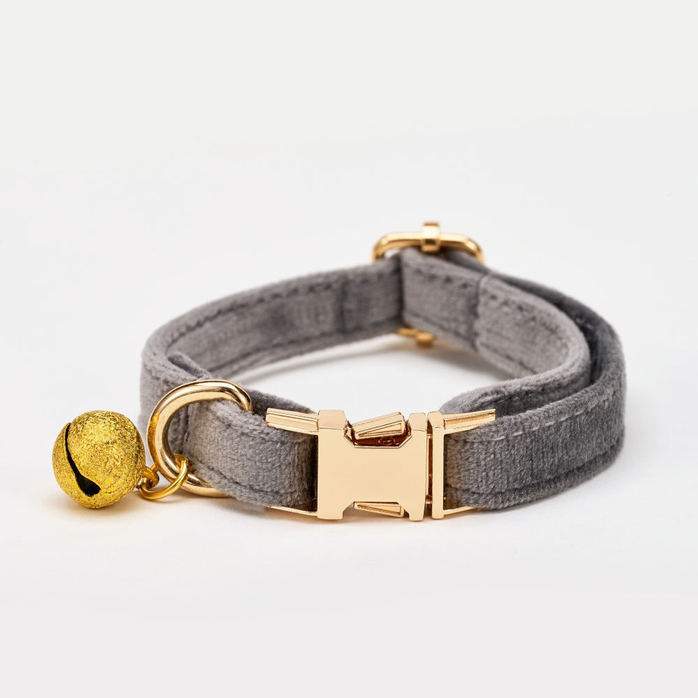 Plush Pet Cat Bell Collar