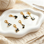 Popular Diy Mark Buckle Black Dripping Oil Love Music Festival Keychain Pendant