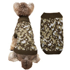 Autumn And Winter Popular Christmas Hooded Camouflage Dog Pet