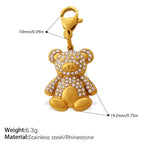 Cool Three-Dimensional Bear Lobster Clasp