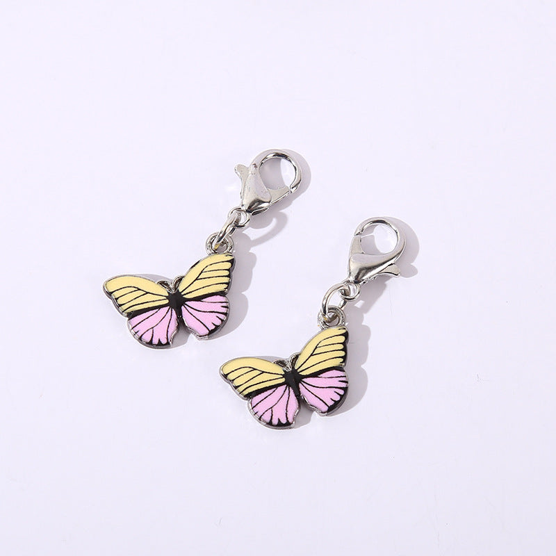 Fashion Colorful Butterfly Lobster Clasp