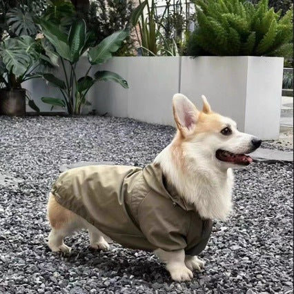 Pet Trendy Brand Windproof Jacket For Dogs