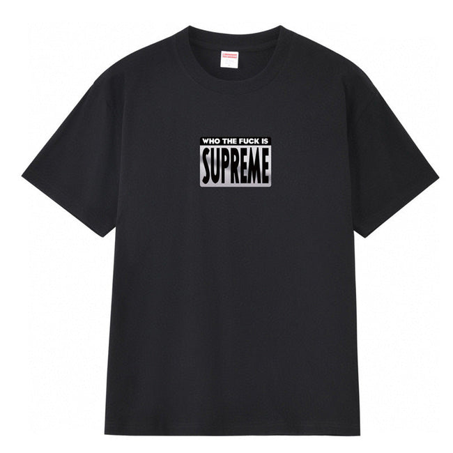 Supreme “Who The F**k Is Supreme” Tee – Black Hover Image