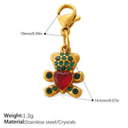 Cool Three-Dimensional Bear Lobster Clasp