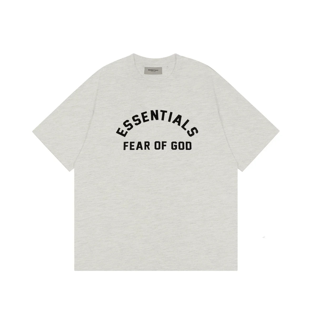 FOG double-line ESSENTIALS short-sleeved T-shirt men European and American couples trendy brand round neck loose cleanfit half-sleeved women (30)