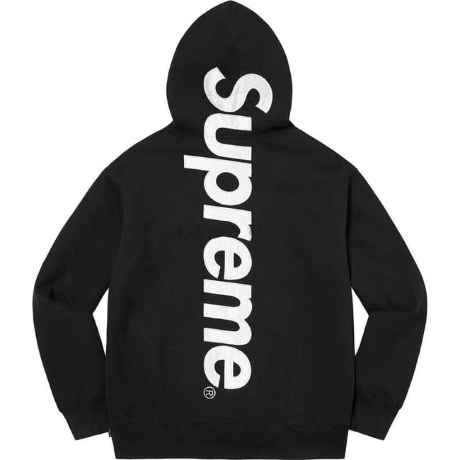 Supreme 22FW Satin Appliqué Hooded Sweatshirt Hover Image