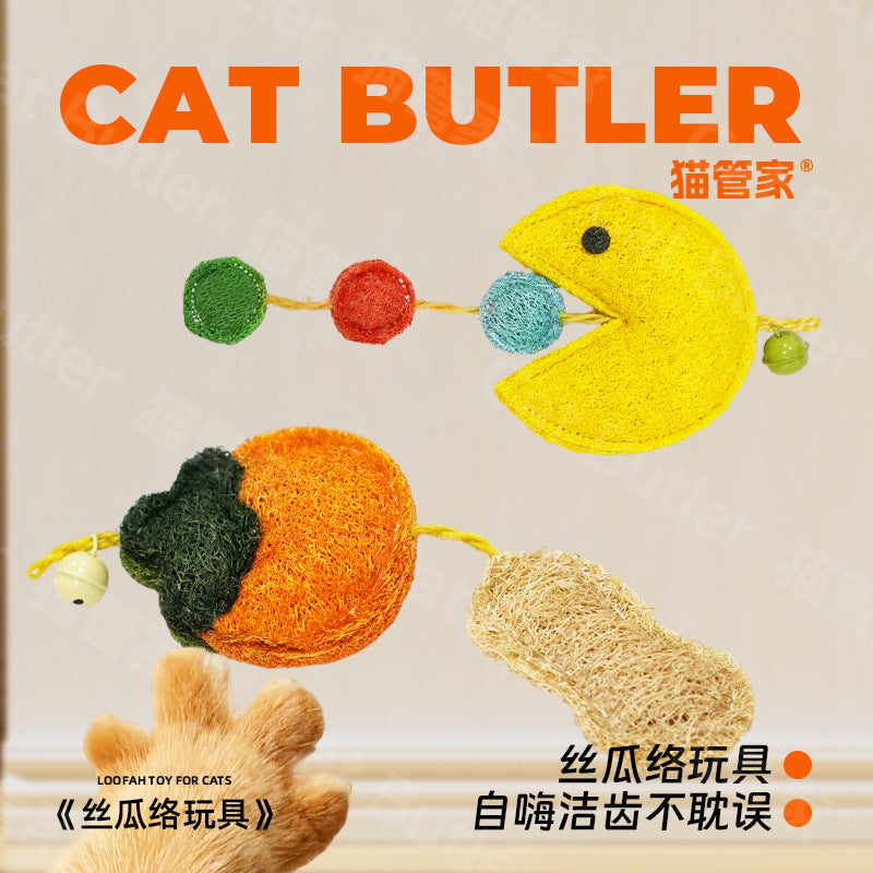 Loofah Cat Toy