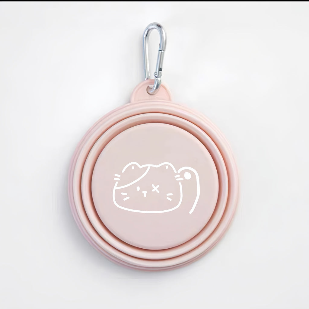 Pets, Dogs And Cats Go Out Folding Bowl
