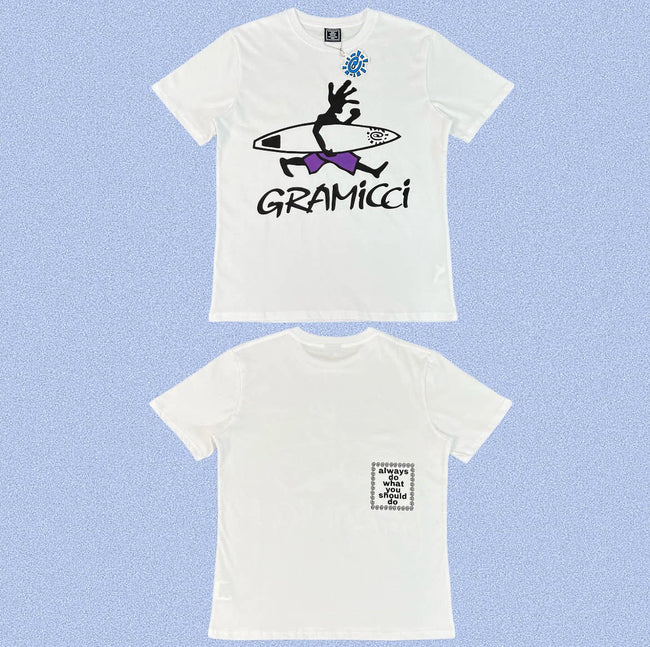 ADWYSD White Surfer Character Print Tee Hover Image