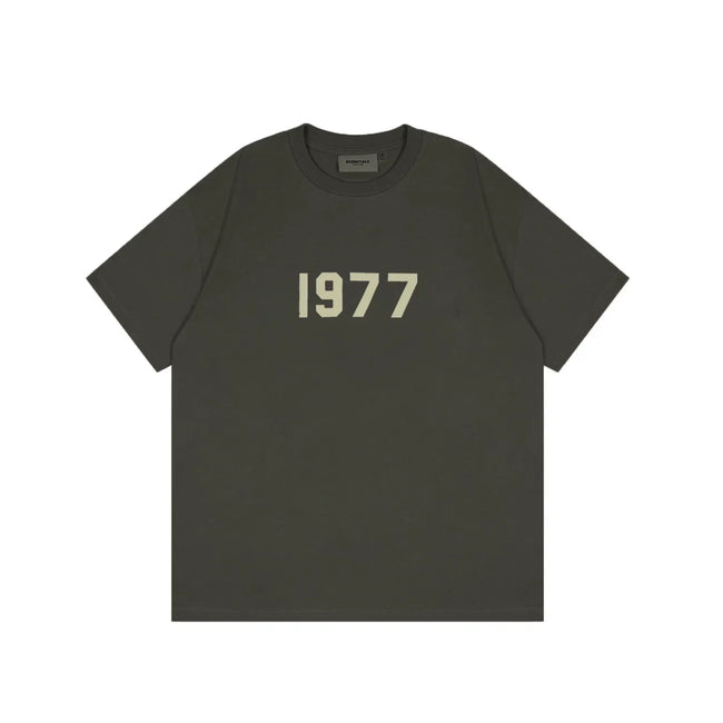 FOG double-line ESSENTIALS short-sleeved T-shirt men European and American couples trendy brand round neck loose cleanfit half-sleeved women (19) Hover Image