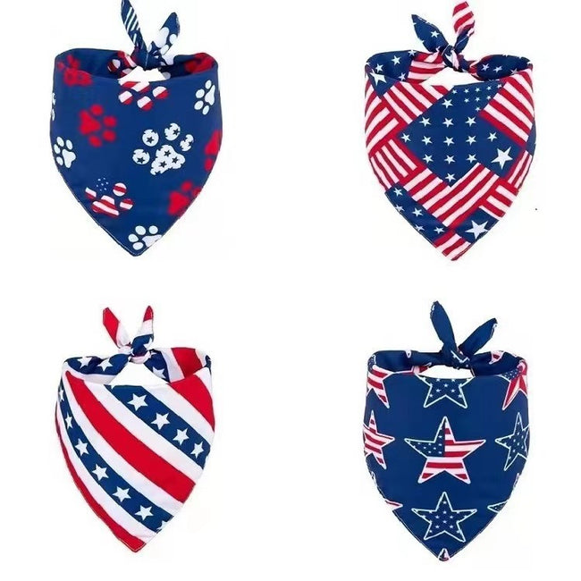 New European And American Pet Triangle Scarf Hover Image