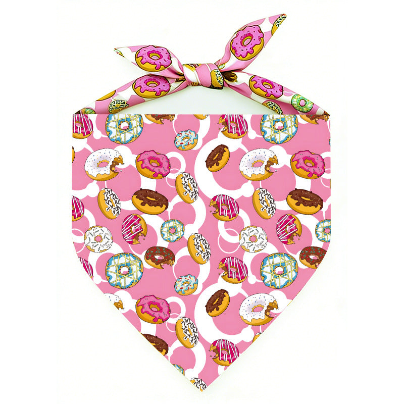 Pet Saliva Towel Dog And Cat Triangle Towel