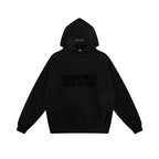 Fog autumn/winter hoodie, sweatpants, long pants with fleece hoodie, versatile letter essentials, loose and trendy ins top (50)