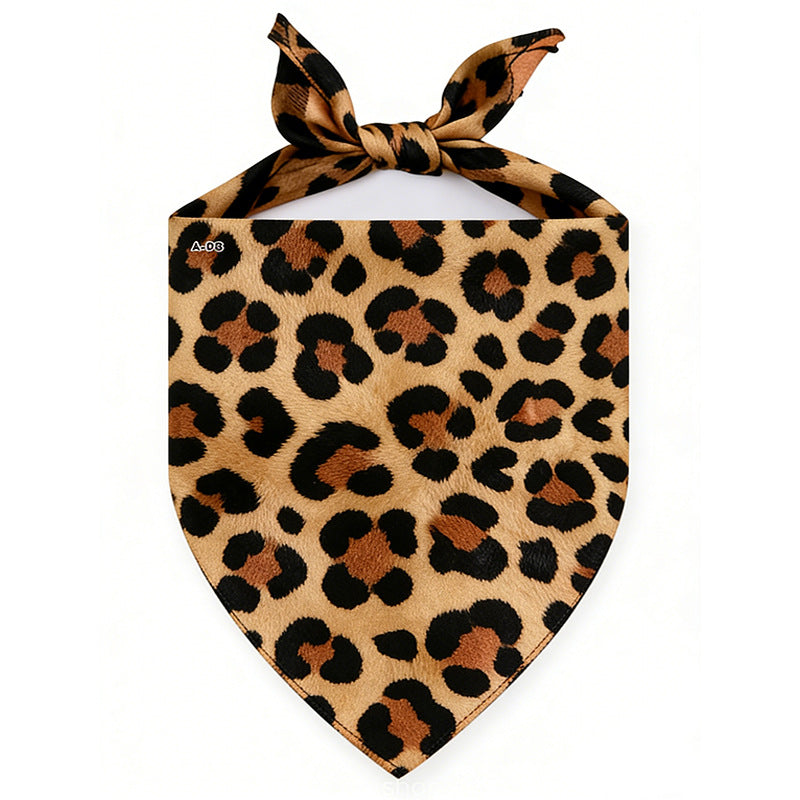 Pet Saliva Towel Dog And Cat Triangle Towel