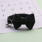 New Pet Bow Collar Velvet
