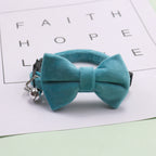 New Pet Bow Collar Velvet